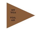 Foul Air (with text) Label.