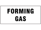 Forming gas pipeline identification tape.