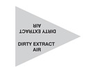 Dirty Extract Air (with text) Label.