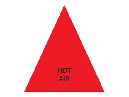 Hot Air Label.